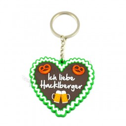 Factory promotional cheap soft pvc  keychain for wholesale
