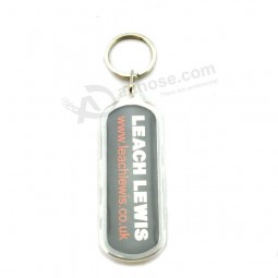 China factory made bottle logo acrylic keychains for sale