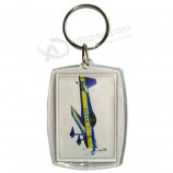 Newest fashion clear acrylic keychain for sale