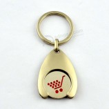 Cheap promotion coin holder keyrings for custom