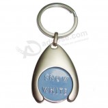 China factory custom  shopping coin key chain for custom 