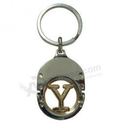 Cheap hot selling metal  coin holder key chain for sale