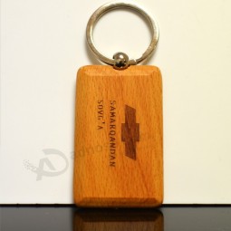 Porte-clés en bois Personnalisé en gros