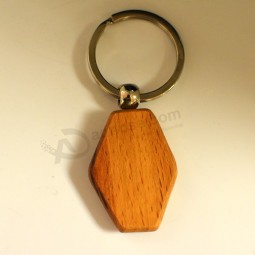 Cheap wood keychain with logo