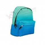 A todo color impreso azul 2016 hombres jóvenes clásico mochila portátil