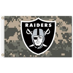 NFL Oakland Raiders 3'x5' polyester flags camo