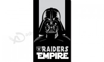 Raiders Oakland draPeaux en polyester 3'x5 'raiders empire