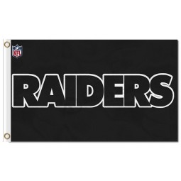 Nfl oakland raiders 3'x5 'polyester vlaggen letters raiders
