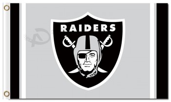 Nfl oakland raiders 3'x5 'polyester vlaggen logo