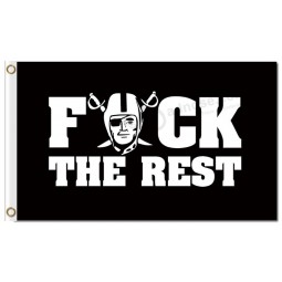 NFL Oakland Raiders 3'x5' polyester flags fuck the best