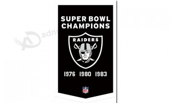 NFL Oakland Raiders 3'x5' polyester flags pentagon