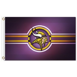 NFL Minnesota Vikings 3'x5' polyester flags logo and high quality