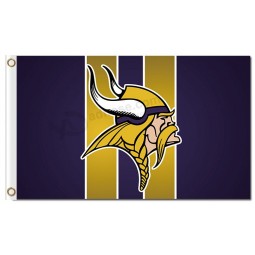 NFL Minnesota Vikings 3'x5' polyester flags logo and high quality