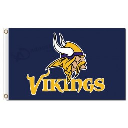 NFL Minnesota Vikings 3'x5' polyester flags with high quality