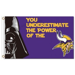 NFL Minnesota Vikings 3'x5' polyester flags star wars with your logo