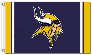 NFL Minnesota Vikings 3'x5' polyester flags with your logo