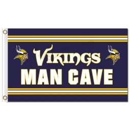 NFL Minnesota Vikings 3'x5' polyester flags man cave with your logo