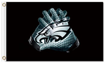 NFL Philadelphia Eagles 3'x5' polyester flags gloves with your logo