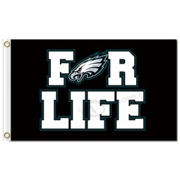 NFL Philadelphia Eagles 3'x5' polyester flags for life with your logo