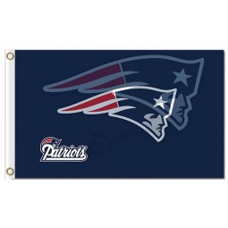 NFL New England Patriots 3'x5' polyester flags double images with your logo