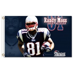 NFL New England Patriots 3'x5' polyester flags 81 with your logo