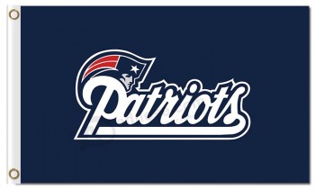 NFL New England Patriots 3'x5' polyester flags name with your logo