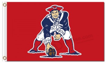 NFL New England Patriots 3'x5' polyester flags with your logo