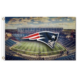 Nfl New England patriots 3'x5 'polyester vlaggenstadion
