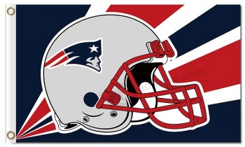 NFL New England Patriots 3'x5' polyester flags helmet