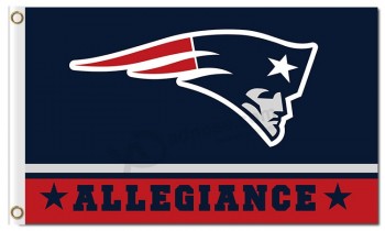 Wholesale custom NFL New England Patriots 3'x5' polyester flags allegiance