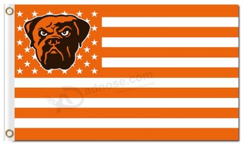NFL Cleveland Browns 3'x5' polyester flags star stripes