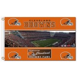 Nfl cleveland browns 3'x5 'polyester drapeaux stade