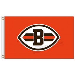 Nfl cleveland browns 3'x5 'poliestere bandiere capitale b