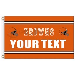 Wholesale custom NFL Cleveland Browns 3'x5' polyester flags your text
