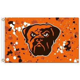 NFL Cleveland Browns 3'x5' polyester flags ink spots