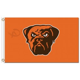 Wholesale custom NFL Cleveland Browns 3'x5' polyester flags logo