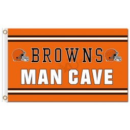 Nfl cleveland browns 3'x5 'poliestere flags man cave