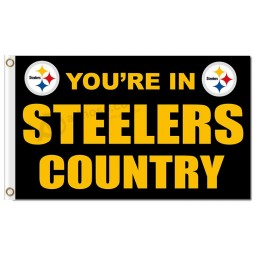 NFL Pittsburgh Steelers 3'x5' polyester flags steelers country with your logo