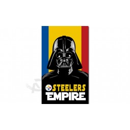 NFL Pittsburgh Steelers 3'x5' polyester flags steelers empire with your logo