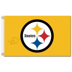 NFL Pittsburgh Steelers 3'x5' polyester flags logo and high quality