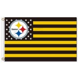 NFL Pittsburgh Steelers 3'x5' polyester flags  stars stripes with your logo