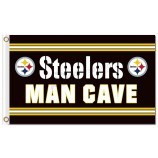 NFL Pittsburgh Steelers 3'x5' polyester flags man cave with your logo