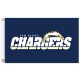 NFL San Diego Chargers 3'x5' polyester flags team name with your logo