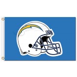 NFL San Diego Chargers 3'x5' polyester flags helmet with your logo