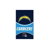 NFL San Diego Chargers 3'x5' polyester vertical flags with your logo