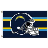 NFL San Diego Chargers 3'x5' polyester flags helmet with your logo