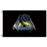 NFL San Diego Chargers 3'x5' polyester flags gloves with your logo