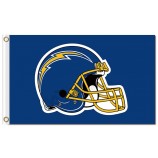 NFL San Diego Chargers 3'x5' polyester flags helmet with your logo