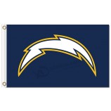 NFL San Diego Chargers 3'x5' polyester flags with your logo