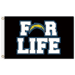 NFL San Diego Chargers 3'x5' polyester flags for life with your logo